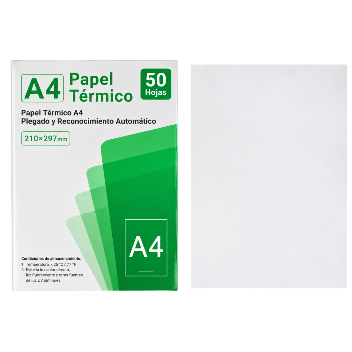 Papel Térmico A4 (50 hojas)