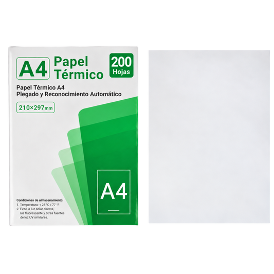 Papel Térmico A4 (200 hojas)