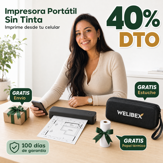Impresora portátil sin tinta