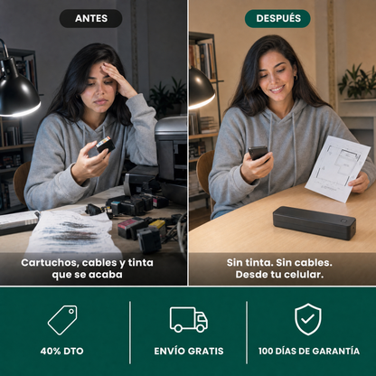Impresora portátil sin tinta Welibex