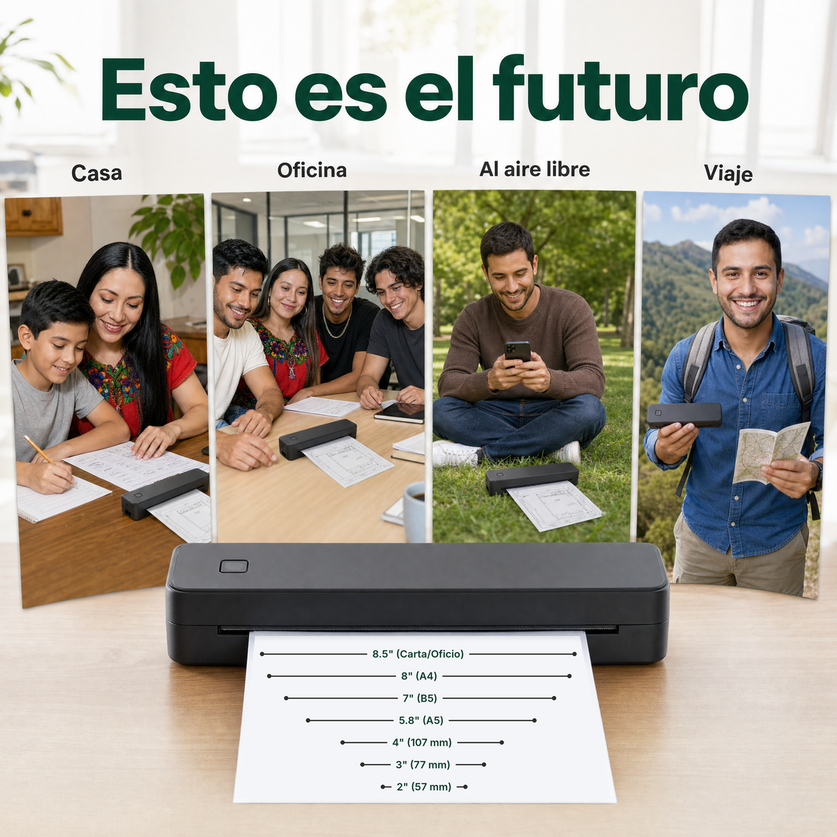 Impresora portátil sin tinta Welibex